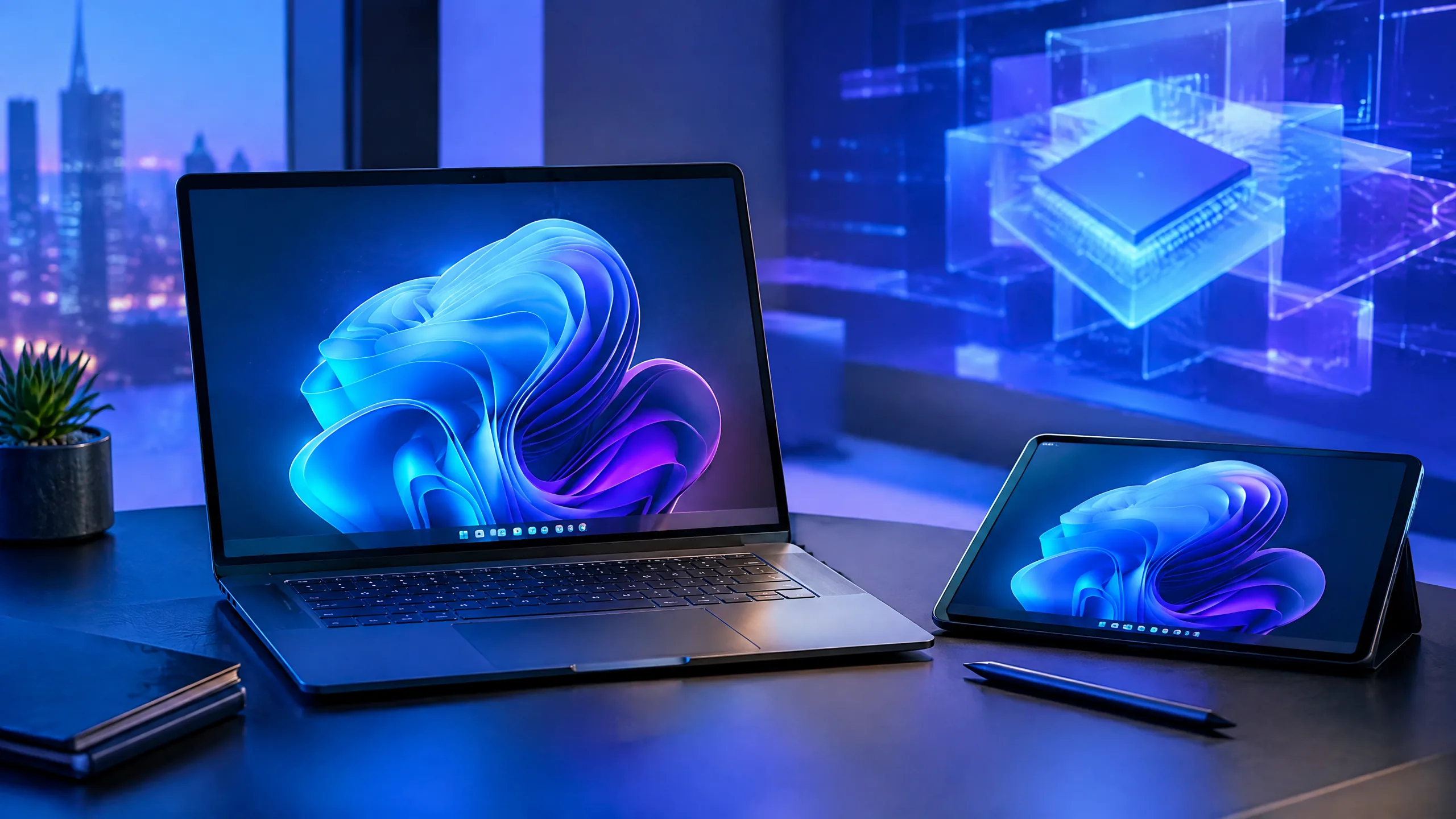 Editorial illustration placeholder for Microsoft’s Windows, Surface and NVIDIA livestream scheduled for 7 October 2026