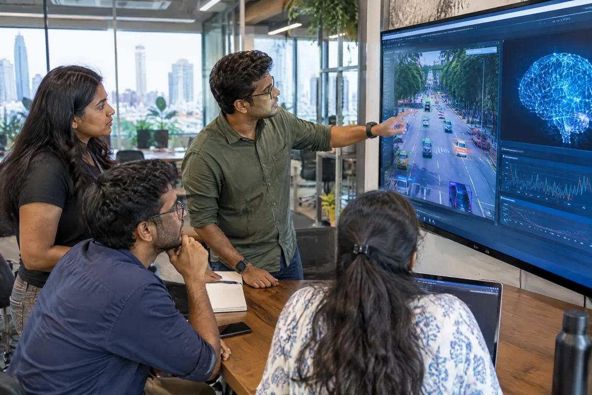 A professional using practical artificial intelligence tools