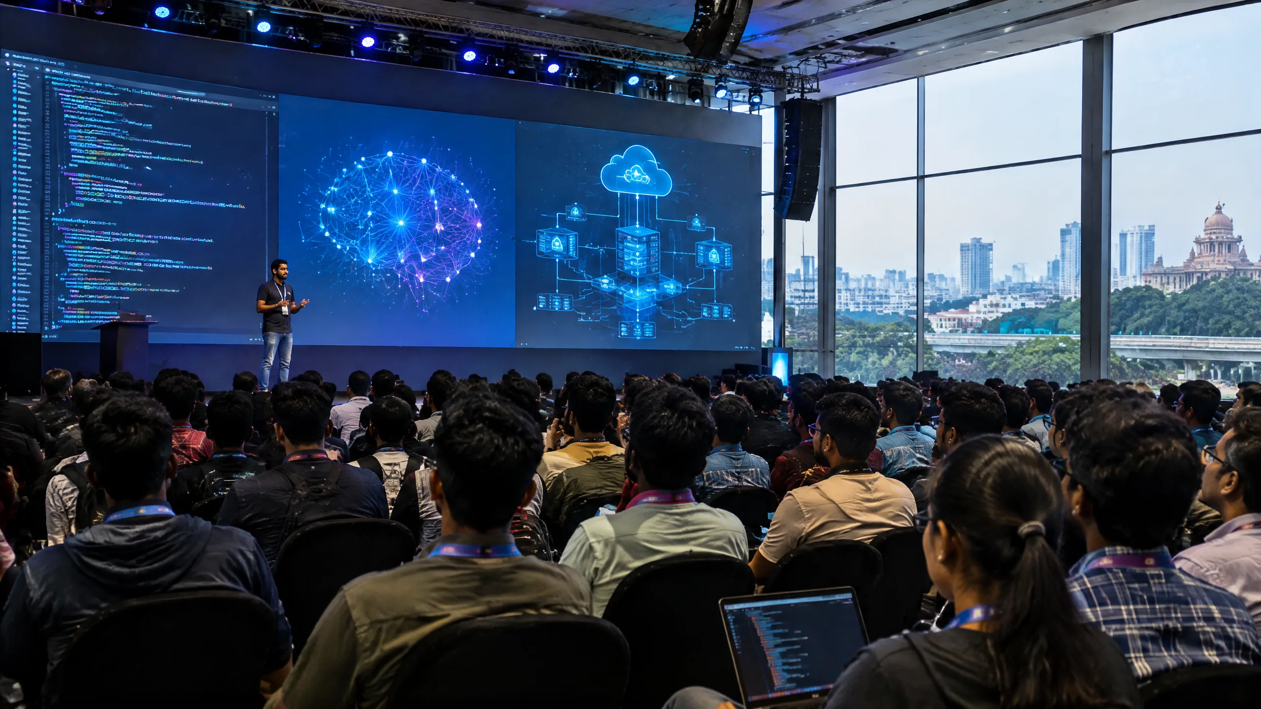 NIMHANS Convention Center in Bengaluru, the venue for Open Source India 2026 on 7 and 8 October