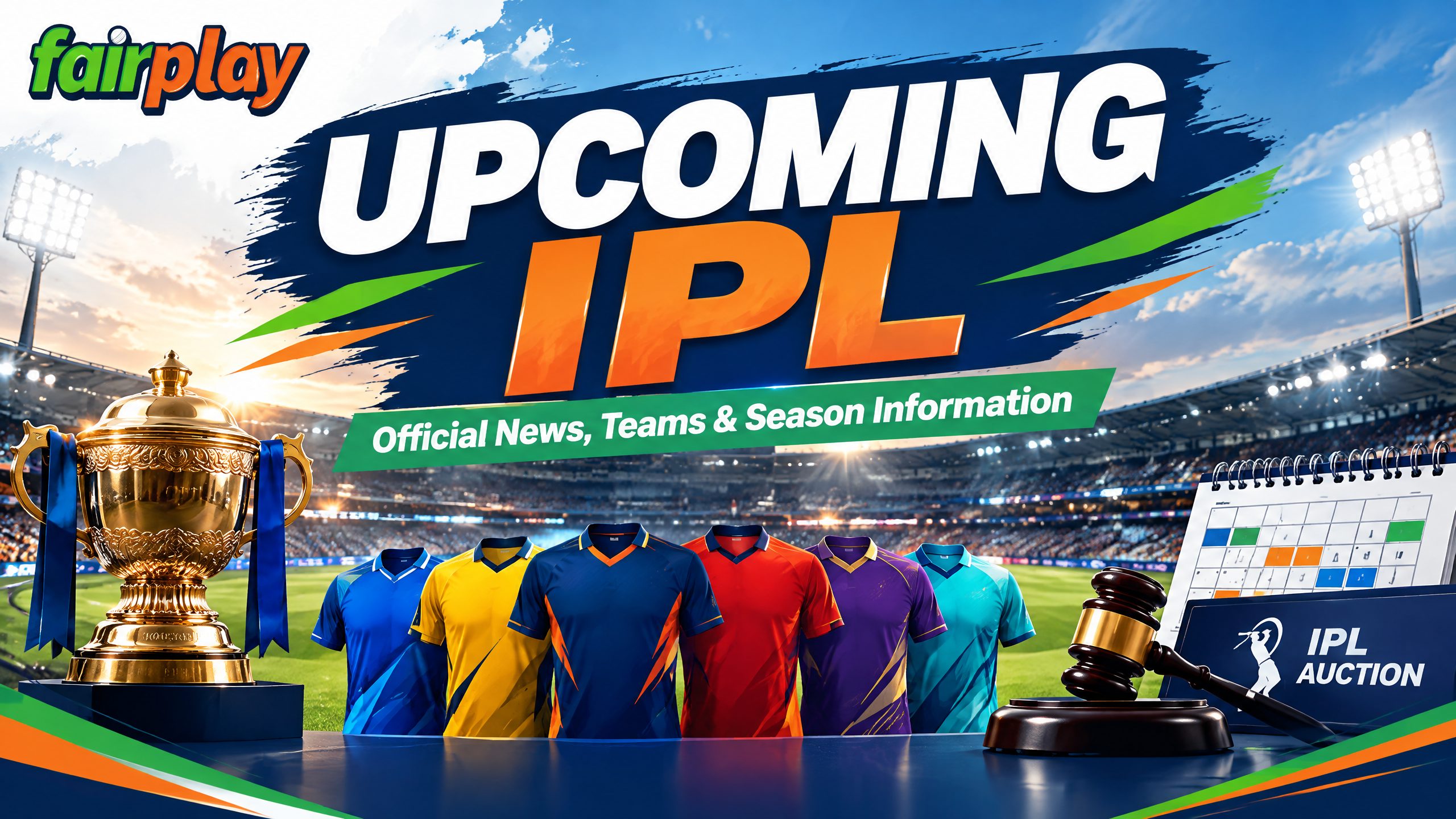 Fairplay IPL Guide and Upcoming Season Information: Facts, Analysis and Safe Cricket Research branded cricket banner