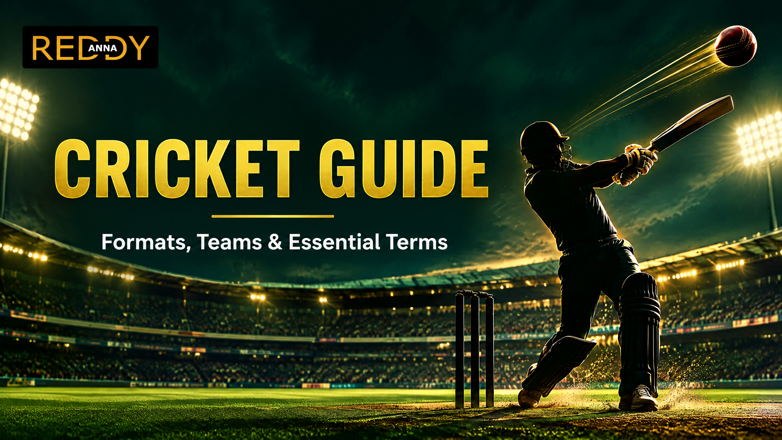 Reddy Anna Cricket Information Guide: Facts, Analysis and Safe Cricket Research branded cricket banner