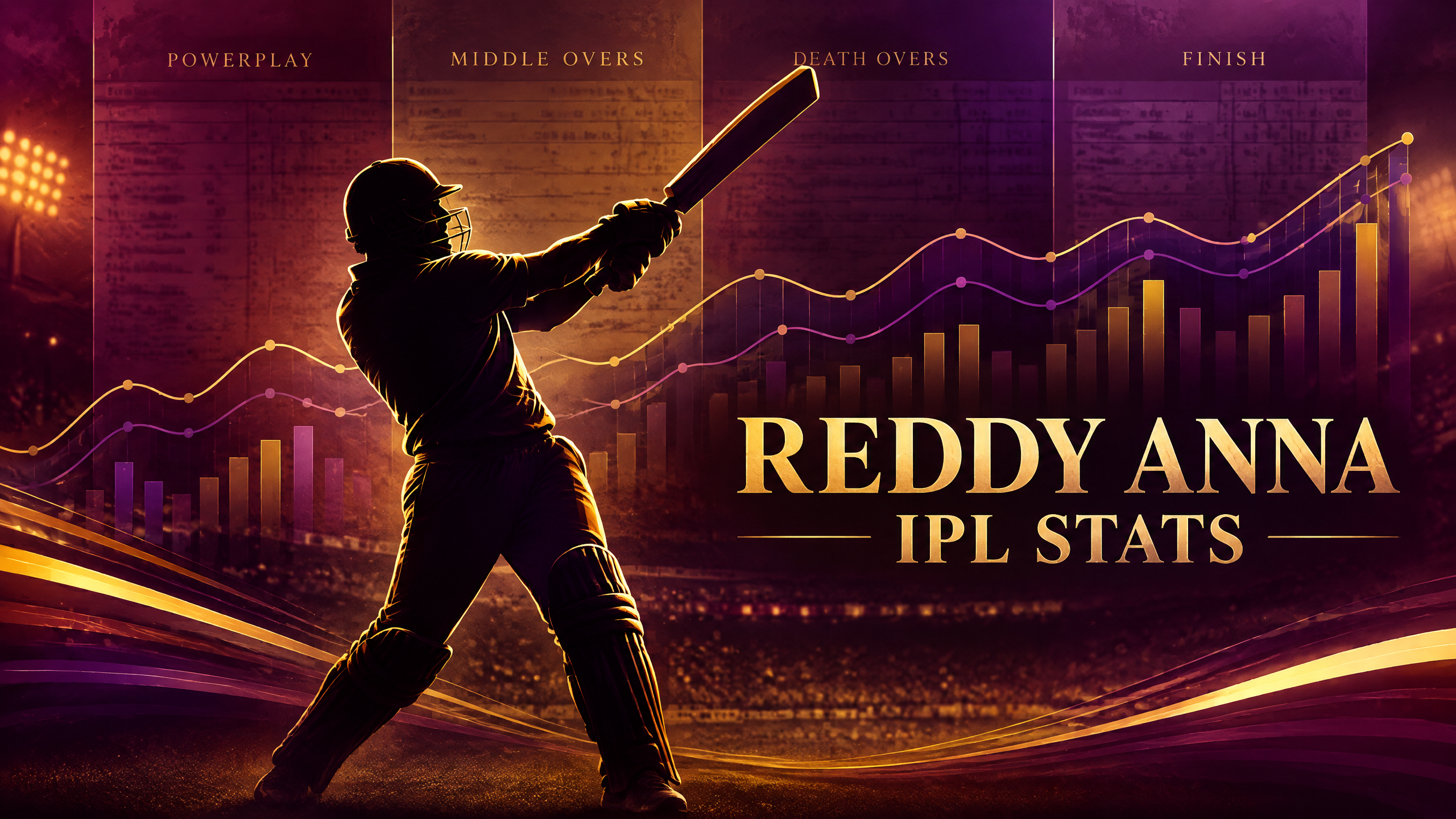 Reddy Anna IPL Stats: IPL Stats: How to Compare Players, Teams, Phases and Venues branded cricket editorial banner