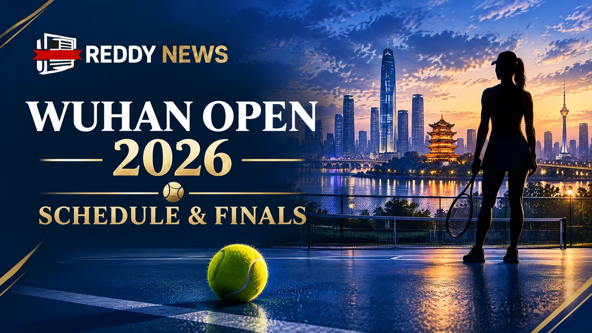 Original Reddy News editorial illustration for Wuhan Open 2026 Schedule: Remaining Rounds and Final Time in India